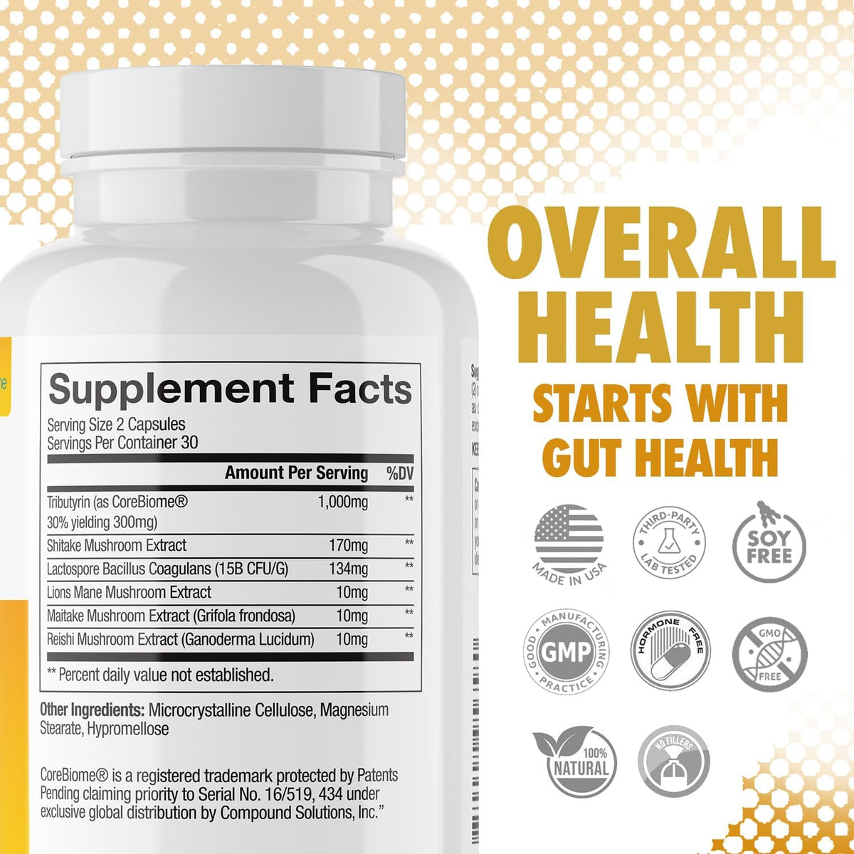 Dr Emil Nutrition Total Gut Complex 3 in 1 60 Caps