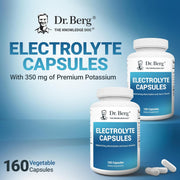 Dr Berg Electrolyte Replenishing Electrolytes and Trace Minerals for Liquids Balance in The Body 160 Caps