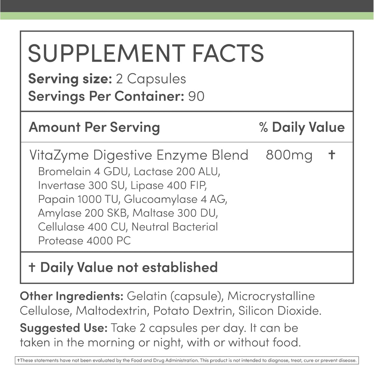 Double Wood Essential Digestive Enzymes 800mg 180 Caps