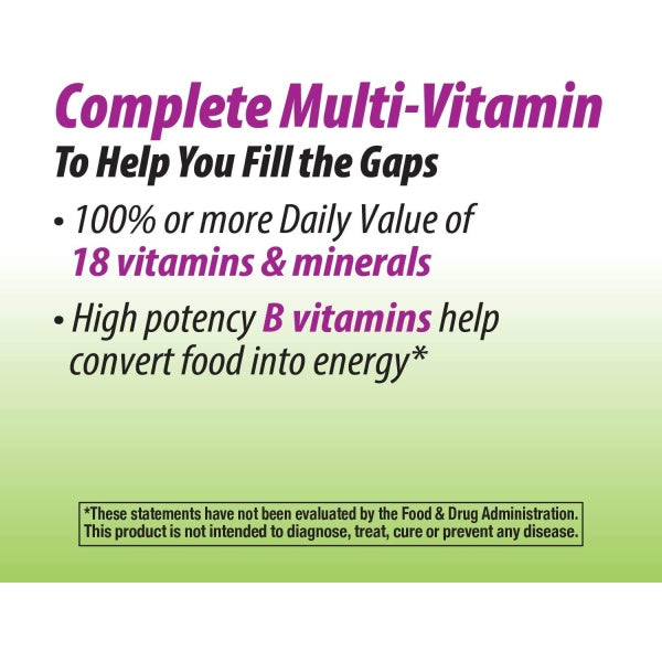 Nature’s Way Alive! Garden Goodness Multivitamin for Women, Support Heart Health and Bone Health, 60 Tablets