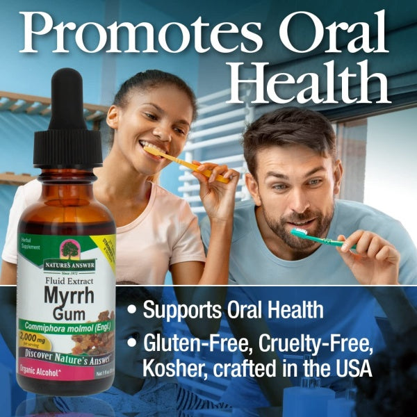 Nature’s Answer Myrrh Ole Gum, Resin Drops, Immune Support, 2ml