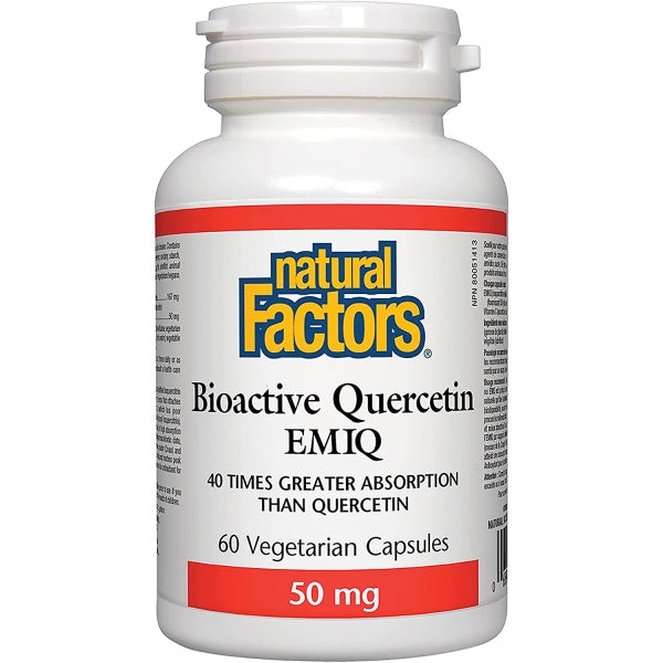 Natural Factors Bioactive Quercetin EMIQ 60 veg Capsule