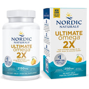 Nordic Naturals Ultimate Omega 2X, 2150 mg, Promotes Brain, Heart & Immune Health, Lemon Flavor, 60 Soft Gels