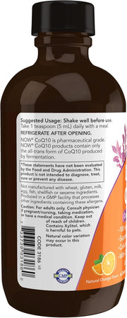 Nowfoods CoQ10 liquid 100 mg 118ml Orange flavor