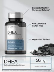 Horbaach DHEA 50mg Supports Hormonal Balance & Increases Energy 150 Vegetarian Tablet