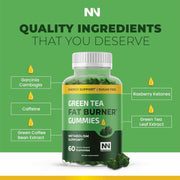Green tea Fat Burner gummies 60 Gummies