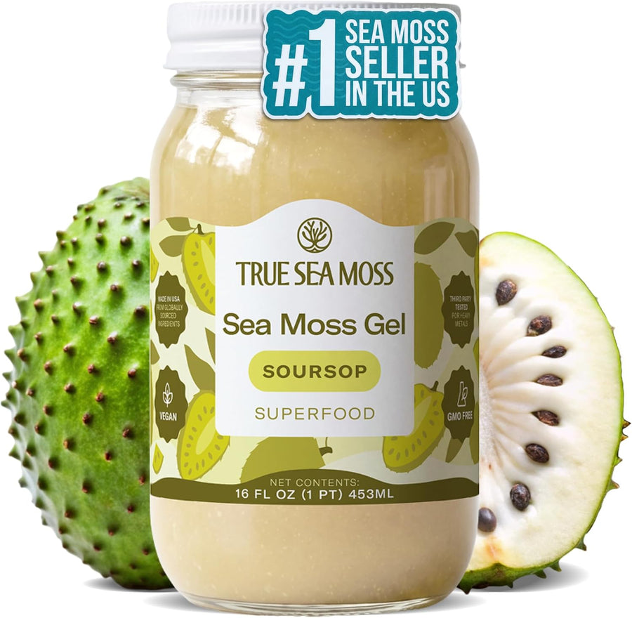 True Sea Moss Sea Moss Gel 473ml Soursop Flabor