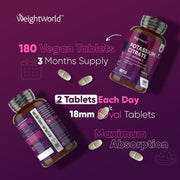 Weightworld Potassium Citrate 1460 mg plus Vitamin C 180 tablets