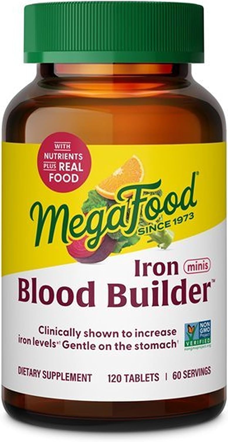 Megafood Blood Builder Iron Minis 120 Tablets