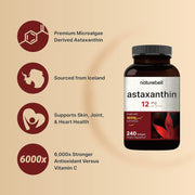 Naturebell Vitamin astaxanthin 12mcg 240 Softgels