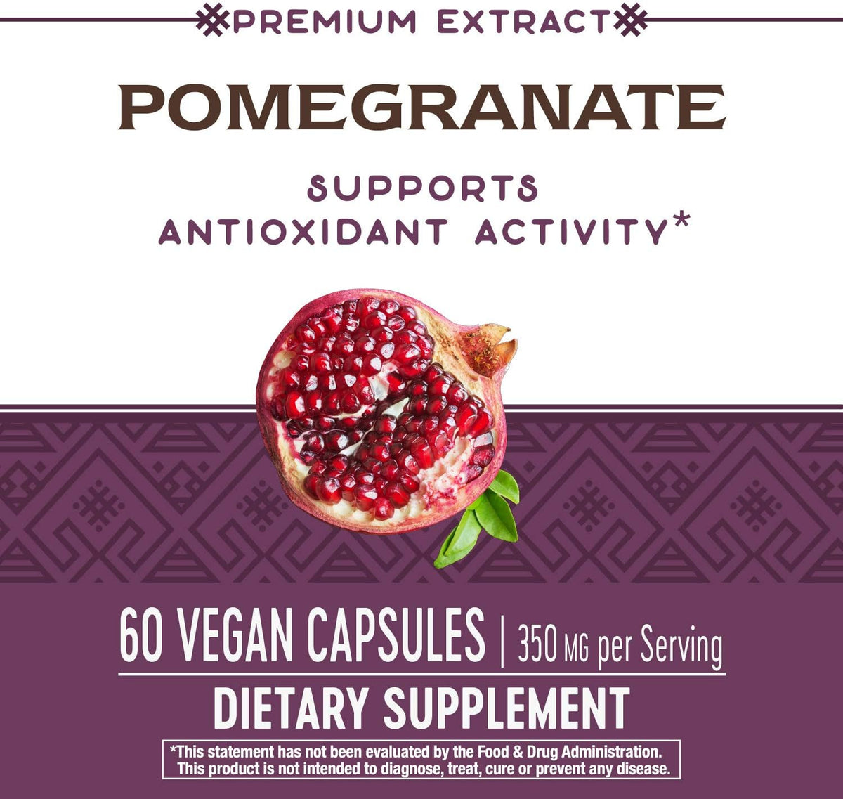 Nature's Way Pomegranate 350mg 60 Veg Caps