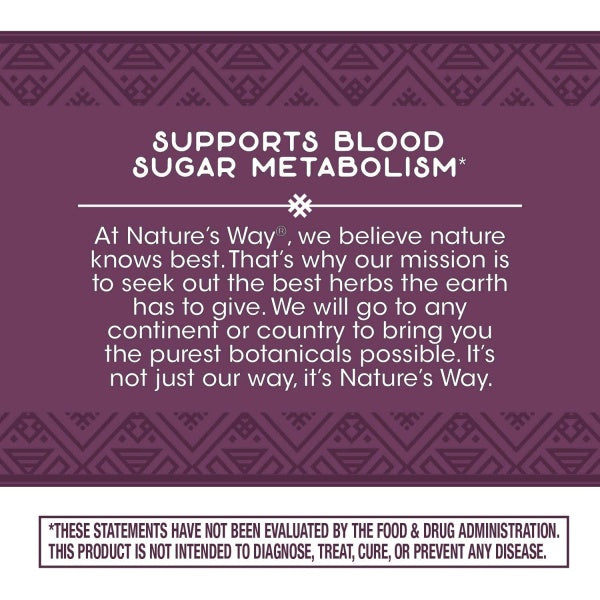 Nature’s Way Blood Sugar Manager, Support Blood Sugar Metabolism, 90 Capsules