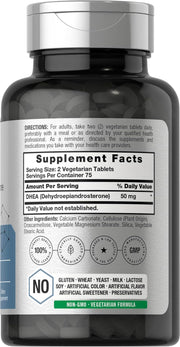 Horbaach DHEA 50mg Supports Hormonal Balance & Increases Energy 150 Vegetarian Tablet