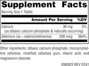 Source Natural Selenium Immune System Boost & Healthy Skin, Powerful Antioxidant Support 200mcg 120 Tablets