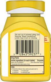 Bayer Genuine Aspirin 325mg 300 tablets