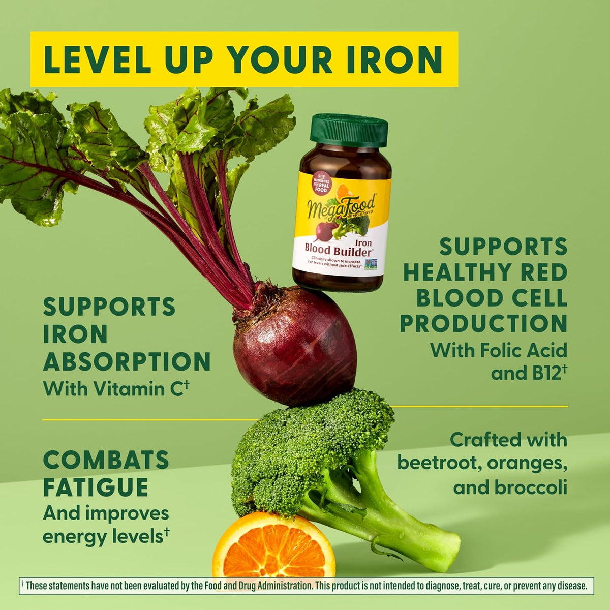 MegaFood Iron Blood builder 60 Tablets