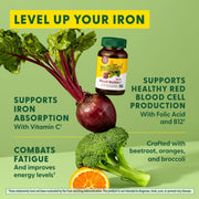 MegaFood Iron Blood builder 60 Tablets