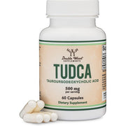 Double Wood TUDCA 500mg Supplement Supports Liver Health & Gallbladder Cleanse 60 Capsules