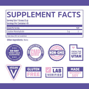 Zhou Creatine muscle growth support 225 grams 45 servings