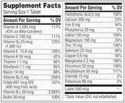 Centrum for women over 50 years old to support the heart, brain, eyes and bones, 100 tablets