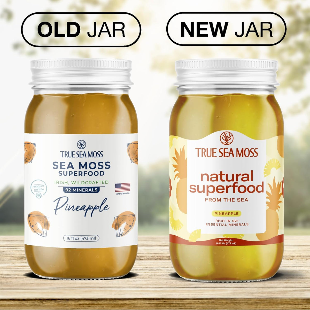 True Sea Moss natural superfood from the sea pineapple 473 ml