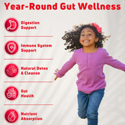 Apple Cider Vinegar Gummies for Kids, 60 Servings. Gluten Free, Vegan and Gelatin Free ACV Gummies