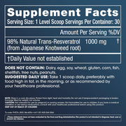 Prohealth Longevity Trans Resveratrol powder 30grams