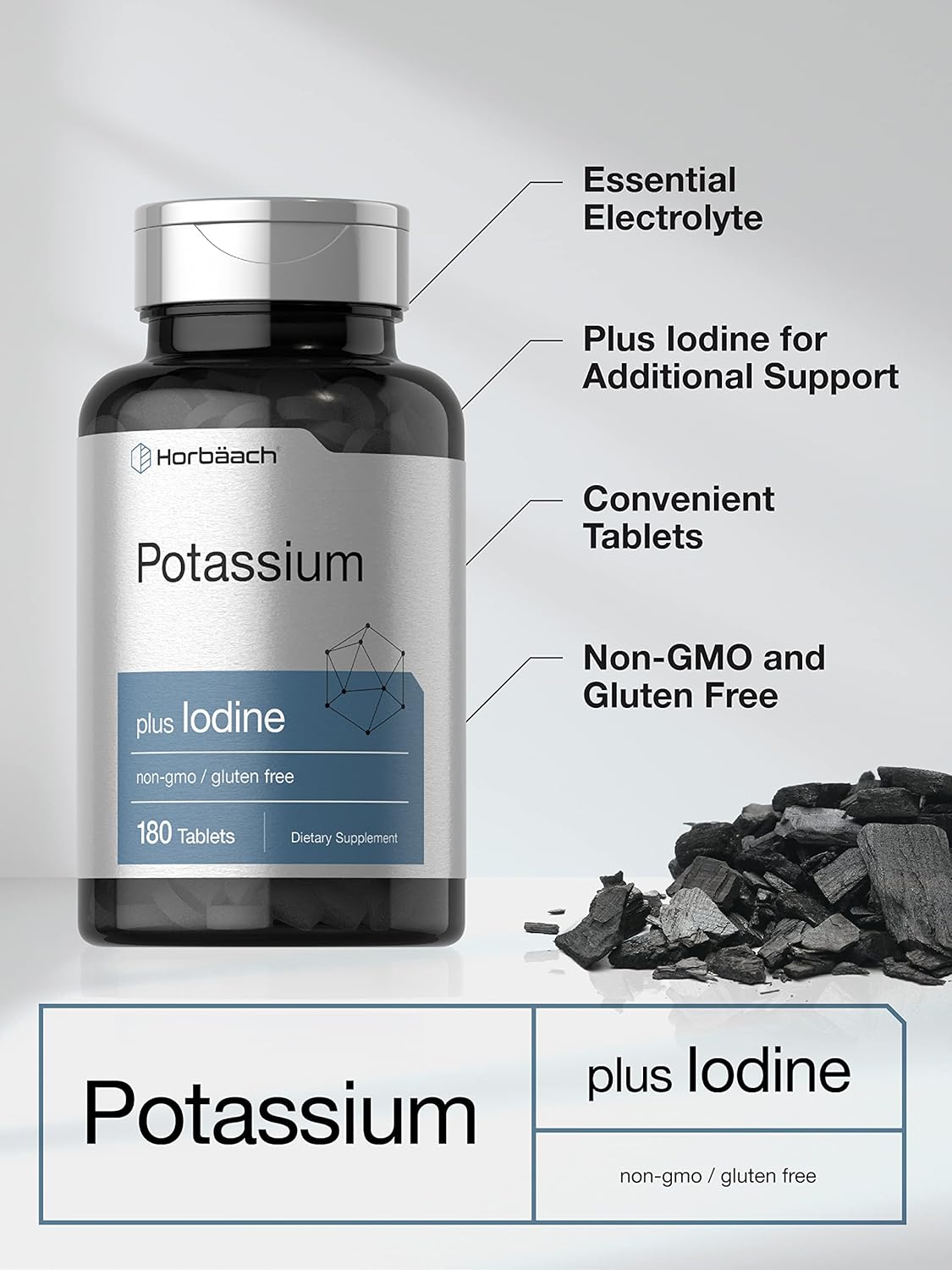 Horbaach Potassium 180 capsules