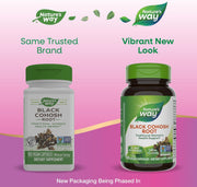 Nature's Way Black Cohosh Root Supports Hormonal Balance 540mg 100 vegan Capsules