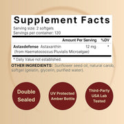 Naturebell Vitamin astaxanthin 12mcg 240 Softgels