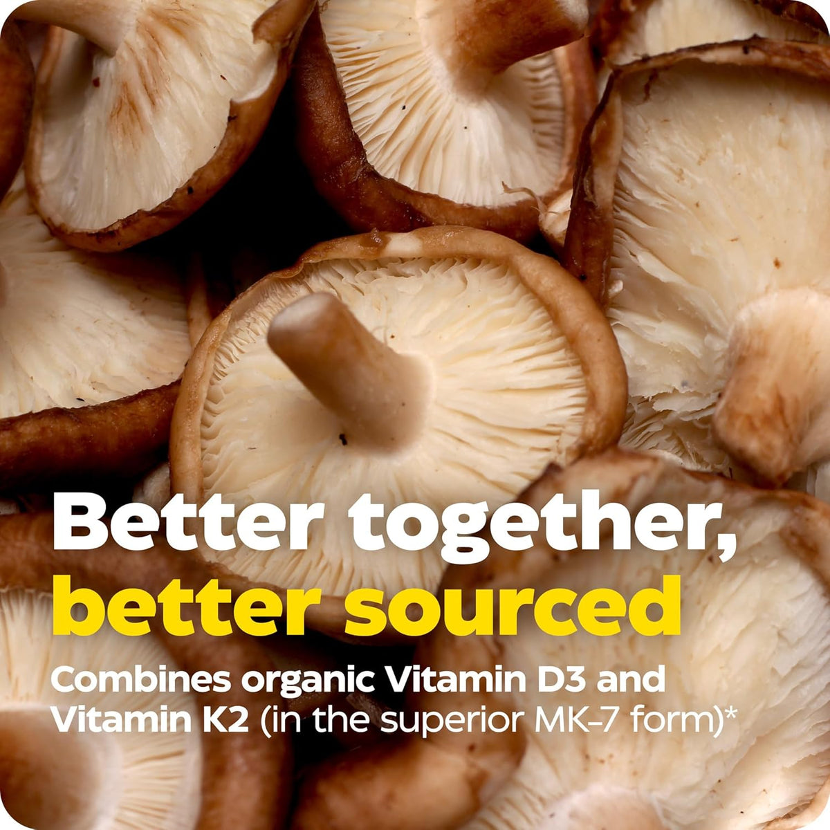 Enzymedica Vitamin D3 + K2 5000 IU D3 + 90 mcg K2 60 Caps