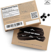 Himalayan shilajit dry Drops 200 mg Boosts Natural energy & Immunity, Supports Mental Clarity, Focus, Memory & Physical Performance 120 tablets 24g
