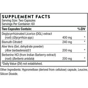 Pepti-Guard by Thorne, is a mineral and botanical formula that promotes microbial balance in the upper GI tract and the stomach