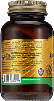 Sunshine Nutrition Cod Liver Oil 100 Softgels