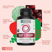 Zhou Tart cherry 60 veg capsules