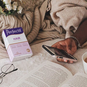 Vitabiotics, Perfectil Hair Support, Contributes to Hair Growth and Thickness, Supports Thick, Healthy Hair with Vitamin D, E, Precursor and Biotin, 60 Tablets