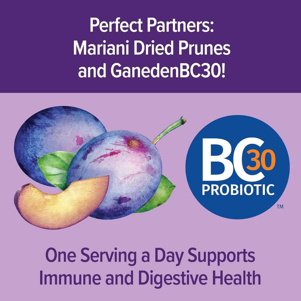Mariani Probiotic Prunes Supports Digestive Health & Improves Digestion 198g Apple Flavour