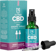 Beyou Cbd Oral Drops Spray 4800mg Supporting Relaxation,Comfort, and Improved Sleep Quality Berry Flavour 30ml