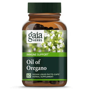 Gaia Herbs Oil of Oregano, Maintain a healthy gut 60 Vegan Liquid Phyto-Caps