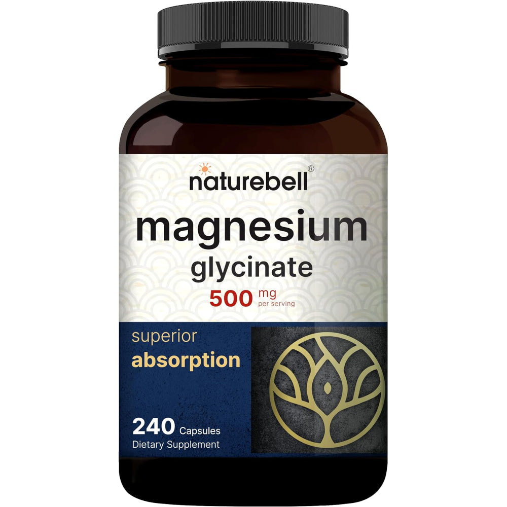 NatureBell Magnesium Glycinate 500 mg 240 capsules