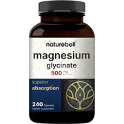 NatureBell Magnesium Glycinate 500 mg 240 capsules