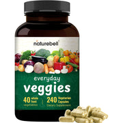 Naturebell everyday veggies 40 Whole Food Vegetables 240 Capsules