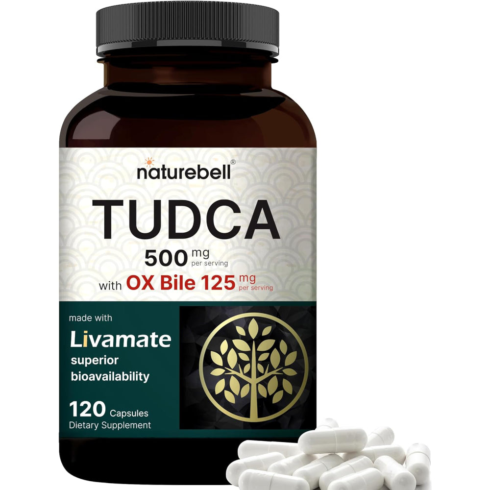 Naturebell Tudca 500mg & Ox bile 125mg 120 capsules
