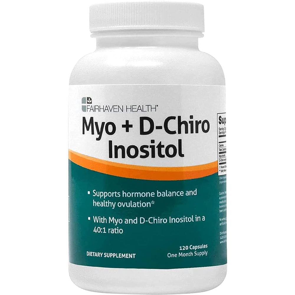 Fairhaven Health Myo + D- chiro Inositol 120 Capsules