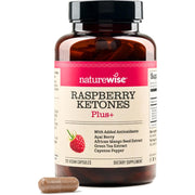 Naturewise Raspberry Ketones Plus 120 Veggie Capsules