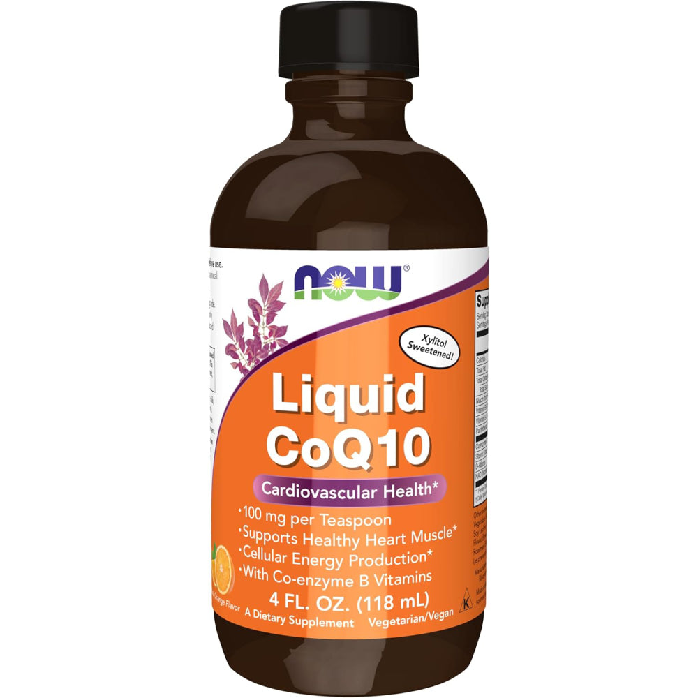 Nowfoods CoQ10 liquid 100 mg 118ml Orange flavor