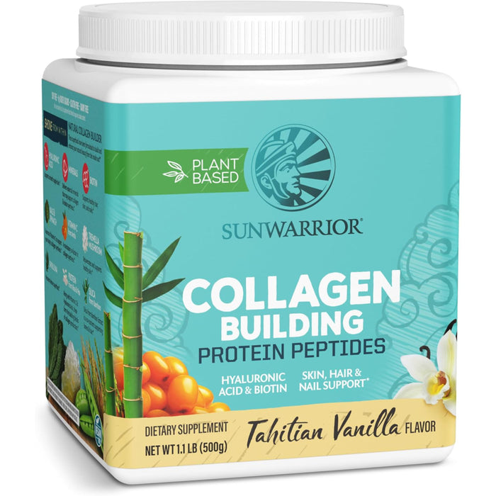 Sunwarrior Collagen Building protein peptides tahitian vanilla flavour 500g