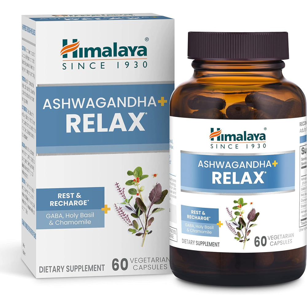 Himalaya Ashwagandha + Relax 60 Veg Capsules