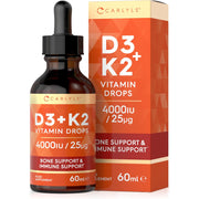 Horbaach Vitamin D3 + K2 4000 IU ( Mk-7 ) drops 60 ml