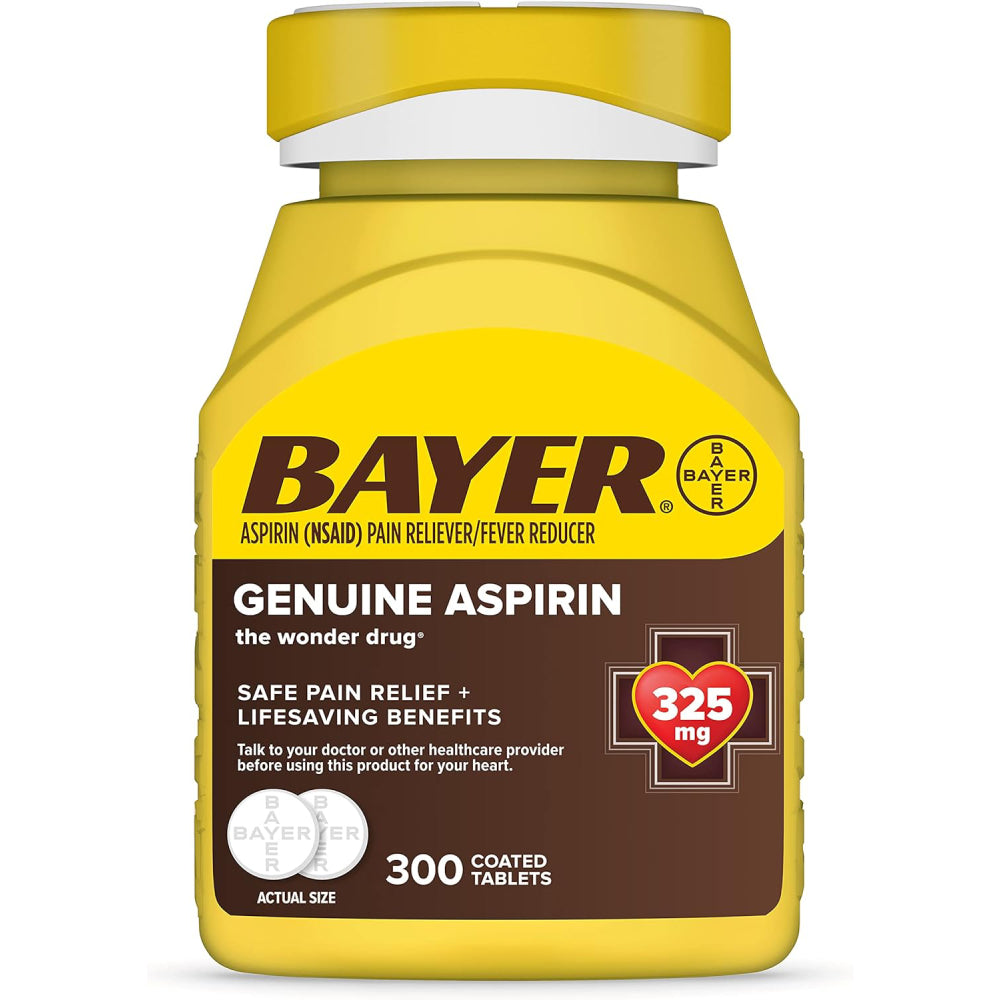 Bayer Genuine Aspirin 325mg 300 tablets